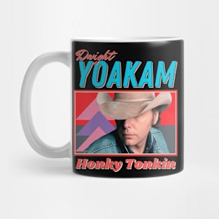 Dwight Yoakam Vintage Look 1986 // Honky Tonkin Original Fan Design Artwork Mug